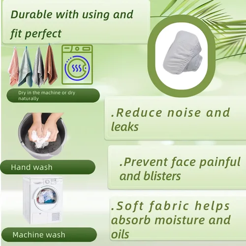 Vista 4 de Paquete de 8 protectores nasales N20 CPAP compatibles con cojines de máscara nasal N20 de tamaño pequeño. Disfruta de una comodidad sedosa