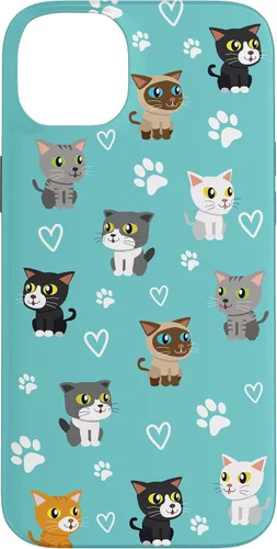 Vista 15 de Funda para iPhone 16 Cat Meow Kitten Kawaii Design Cat Mom