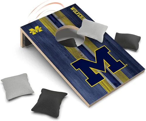 Vista 14 de SOAR Juego de Cornhole de mesa NCAA y altavoz Bluetooth