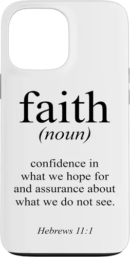 Vista 24 de Religious Jesus Christian Faith Definition Hebrews 11:1 Case for iPhone 17