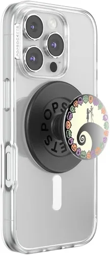 Vista 4 de PopSockets Agarre adhesivo para teléfono, soporte, soporte para teléfono, pesadilla antes de Navidad, esmalte Jack