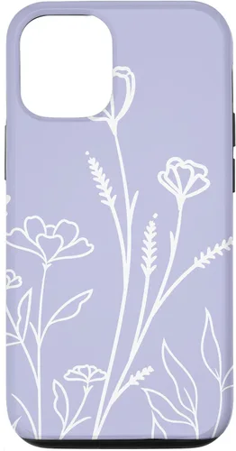 Vista 28 de Summer Wildflowers Pattern Pastel Design Floral Periwinkle Case for iPhone 17
