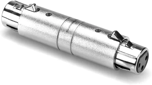 Vista 2 de Adaptador hembra XLR a macho balanceado de 1/4 de pulgada Hosa, GXP-143
