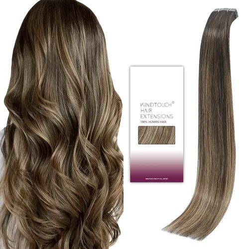 Vista 13 de WindTouch Extensiones de cabello humano con cinta adhesiva, color rojo, 20 unidades, 14 pulgadas, #rojo, 1.06 oz