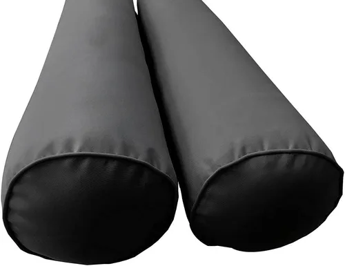 Vista 4 de *Solo funda*-Estilo 5 Fundas de almohada para colchón de sofá cama al aire libre con ribete de tubería tamaño individual-AD003