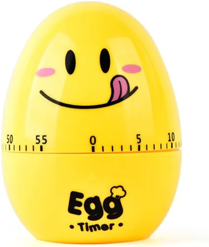 Vista 10 de Temporizadores de maquinaria de huevos de dibujos animados lindos 60 minutos temporizador de cocina mecánica reloj contadores de alarma ruidosos Azul