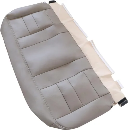 Vista 8 de GXARTS Funda de asiento de repuesto de cuero para asiento trasero inferior de color marrón compatible con Ford Excursion 2002-2005 compatible