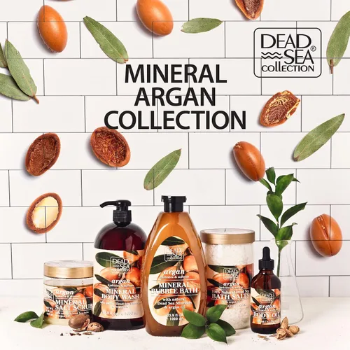 Vista 6 de Set de champú y acondicionador Dead Sea Collection con aceite de argán – Productos hidratantes y suavizantes para el cabello con minerales del Mar