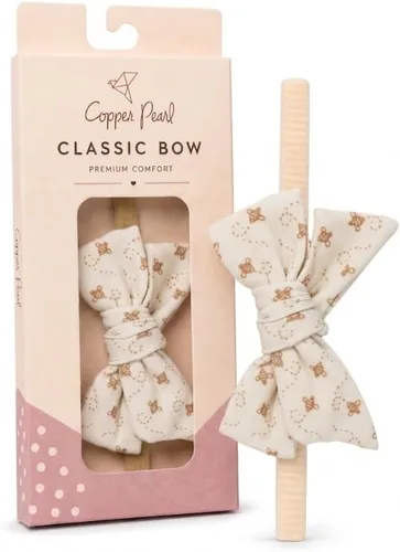Vista 12 de Copper Pearl Classic Baby Bow Headbands - Limited Collection