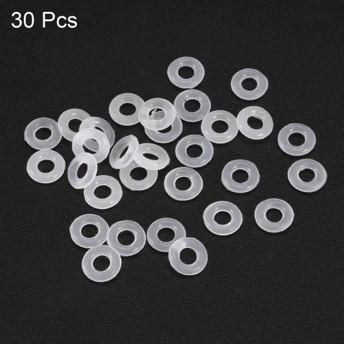 Vista 2 de uxcell Juntas tóricas de silicona, 5.5mm DE 2.5mm ID 1.5mm de ancho VMQ Junta de estanqueidad para válvulas de compresor y reparación de tuberías