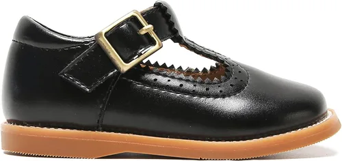 Vista 7 de Felix & Flora - Zapatos de vestir para niña pequeña, tipo Mary Jane, zapatos planos tipo ballet, para una Pascua florida, para fiesta, para niñas