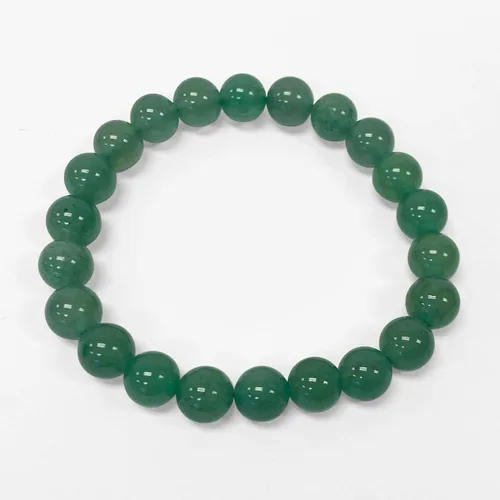 Vista 563 de Gem Avenue Handmade Round Bead Stretch Bracelet Unisex Natural Stone Beaded Jewelry for Men & Women, Elastic Wristband for Daily Wear