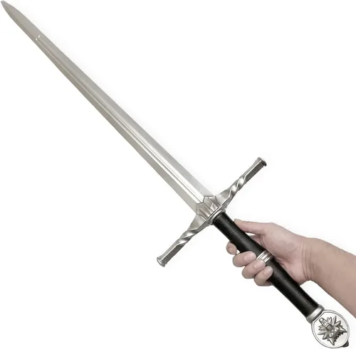 Vista 14 de Espada larga de caza de brujo de espuma medieval de 41 pulgadas para cosplay LARP disfraz Halloween