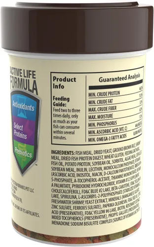 Vista 2 de TetraMin Alimento en escamas tropicales nutricionalmente equilibrado para peces tropicales, 0.42 oz