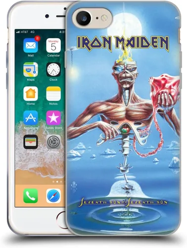 Vista 211 de Head Case Designs Funda de gel suave con licencia oficial de Iron Maiden Brave New World, compatible con Apple iPhone 7 Plus/iPhone 8 Plus Nuevo