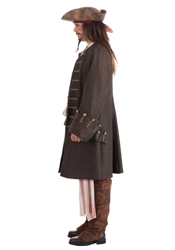 Vista 5 de Disfraz de Pirata Jack Sparrow para Hombre de Piratas del Caribe de Disney Multicolor