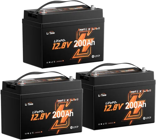 Vista 27 de Litime Batería de litio Xtra Mini LiFePO4 de 12V 100Ah para RV, cámper