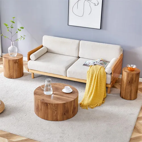 Vista 17 de Mesa auxiliar, mesa auxiliar, mesa de sala de estar, moderna mesa de sofá, mesa auxiliar de mármol sintético, mesita de noche para sala de estar