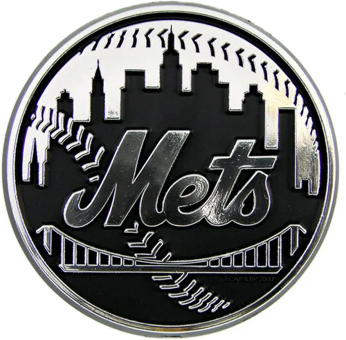 Vista 15 de Emblema de automóvil cromado MLB