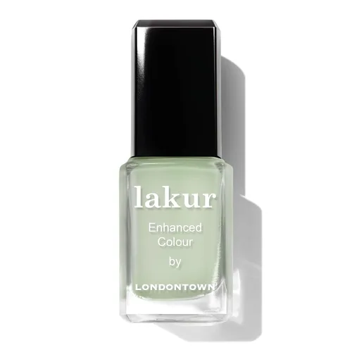 Vista 12 de LONDONTOWN Lakur Nail Polish – Green, Long-Lasting, Streak-Free, Chip-Resistant 21+ Free Non-Toxic Vegan Nail Color, Strengthens & Hydrates Nails