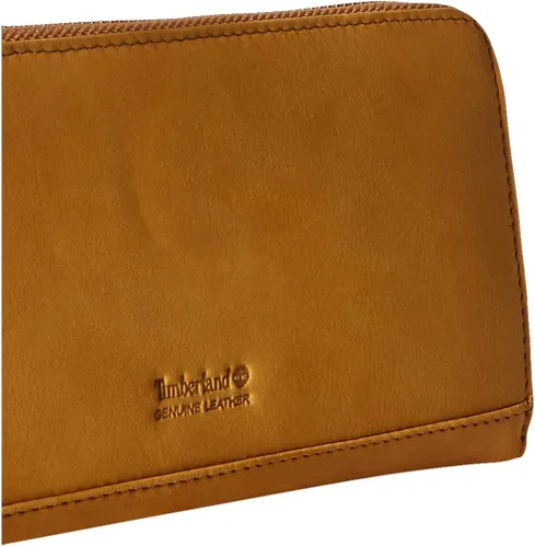 Vista 3 de Timberland - Cartera de piel con cremallera de interferencia de radiofrecuencia RFID para mujer con correa para la muñeca