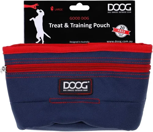 Vista 12 de DOOG Bolsa con clip para perros (pequeña), bolsa compacta de recompensa para entrenamiento de cachorros con clip seguro para la cintura, cierre
