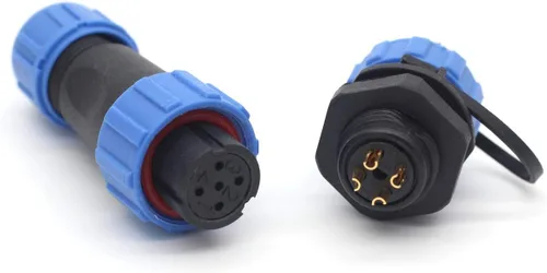 Vista 15 de SP13 2pin/3pin/4pin/5pin/6pin/7pin/9pin conector de cable de aviación, enchufe impermeable IP67, conector de equipo de luz LED