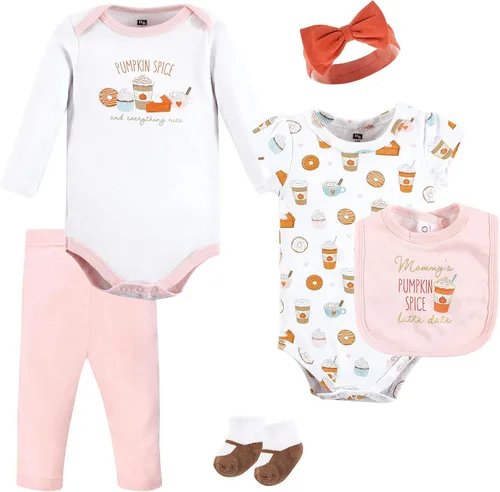Vista 25 de Hudson Baby Juego de canastilla de algodón unisex para bebé Arcos de ballet Bunny