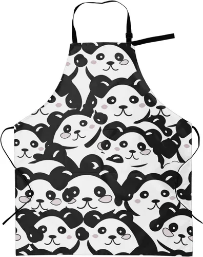 Vista 10 de Delantales con diseño de girasol para el hogar, 2 bolsillos, 33 x 28 pulgadas, para hombres y mujeres, babero de cocina impermeable en acuarela