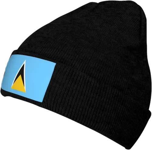 Vista 22 de Gorro de punto nacional para invierno y otoño, gorros para hombres y mujeres, gorro cálido con puños, gorro de esquí suave unisex