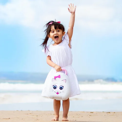 Vista 10 de My Carry Potty - Orinal de viaje para niños de 18 meses a 3 años, gato Gato Blanco