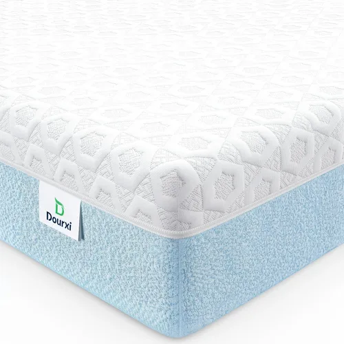 Vista 10 de Dourxi Colchón de cuna de doble cara de espuma viscoelástica de gel