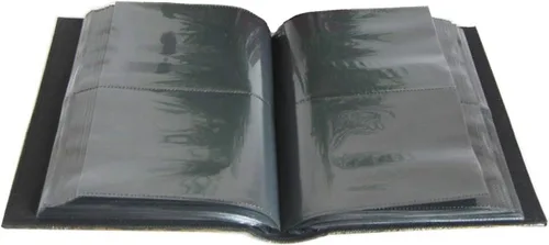 Vista 6 de CATPAN Álbum de fotos de 4 x 6, álbumes de fotos de cuero con capacidad para hasta 200 fotos, álbum de fotos grande vintage utilizado para apreciar
