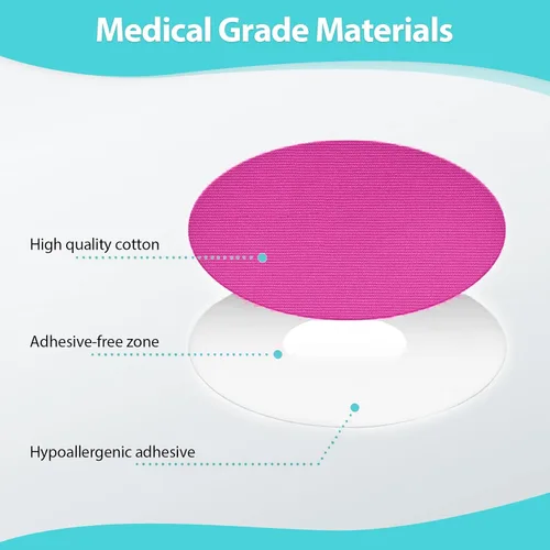 Vista 3 de Paquete de 20 parches adhesivos para G7, impermeables, flexibles y transpirables, cubiertas completas para CGM Dexcom G7, parche superpuesto sin