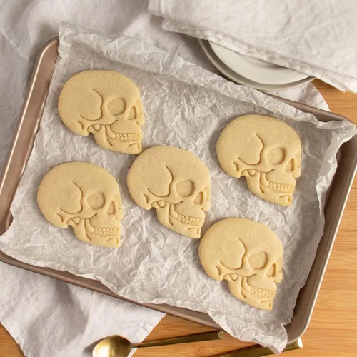 Vista 4 de Cortador de galletas Anatómico Cráneo Humano, 1 pieza - Bakerlogy