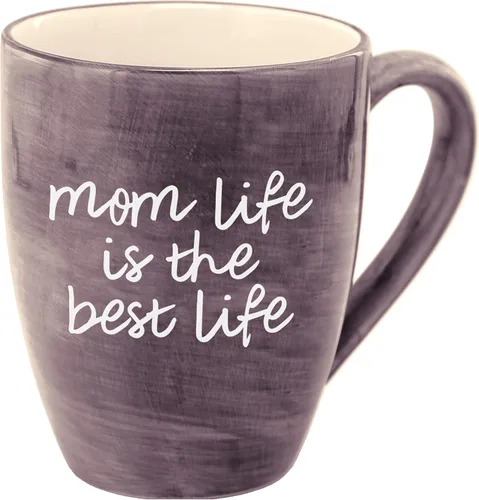 Vista 8 de Pavilion - Taza de café grande de cerámica con diseño de texto "Mama Bear", compatible con microondas y lavavajillas, tazas altas de café o té