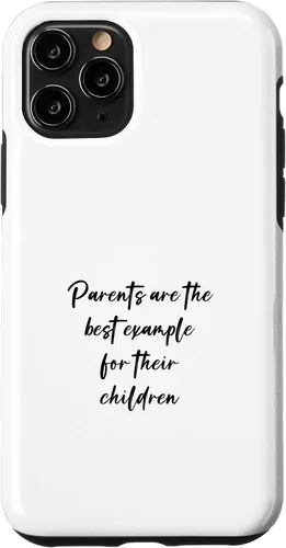 Vista 26 de Parents are the best example for their children Case for iPhone XR
