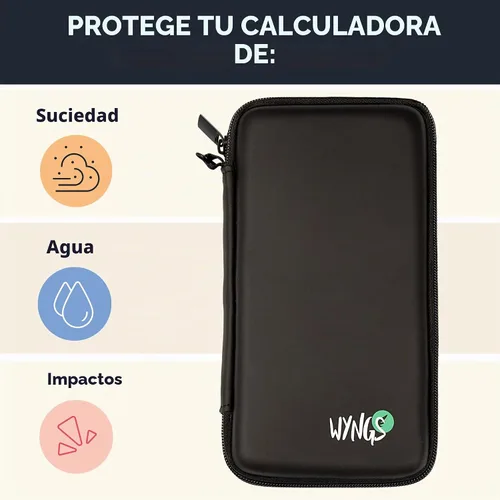 Vista 2 de Calculadora científica TI 30 XS Multiview + Estuche protector WYNGS negro