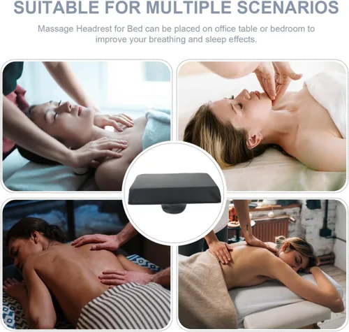 Vista 7 de Beavorty Almohada de masaje para masaje, cuna de masaje, mesa de masaje, reposacabezas de repuesto ajustable, almohada elástica de espuma