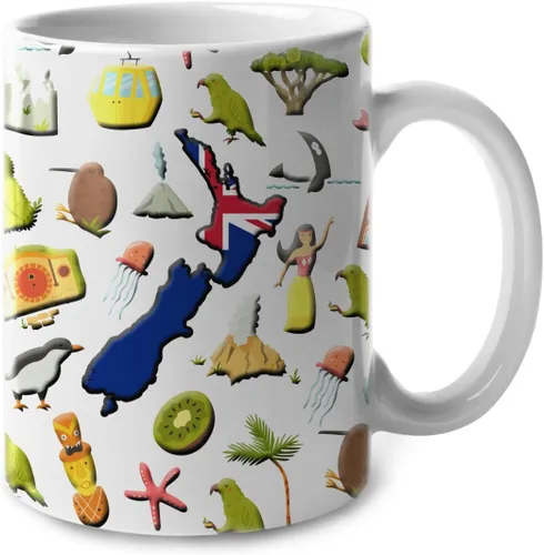 Vista 9 de Lotacy Taza de café con símbolos de Cuba con bandera de mapa, taza de cerámica de bandera cubana de 11 onzas, recuerdo de Cuba y regalos, idea