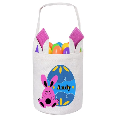 Vista 15 de Jocidea - Cesta de Pascua personalizada, cestas de Pascua personalizadas, regalos de Pascua personalizados, cesta de Pascua para niños y niños