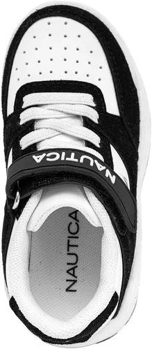 Vista 4 de Nautica Zapatos con correa ajustable para niños Cómodas zapatillas casuales para niños y niñas, niños pequeños y niños de corta edad