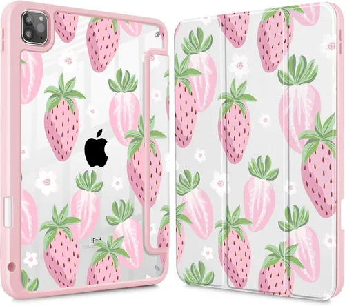 Vista 30 de May Chen Funda para iPad Pro de 11 pulgadas M2 de 4ª generación 2022, iPad Pro 11 de 3ª/2ª/1ª generación, Funda con cubierta trasera transparente a