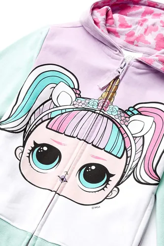 Vista 3 de LOL Surprise The Theater Club - Sudadera con capucha con cremallera para niña