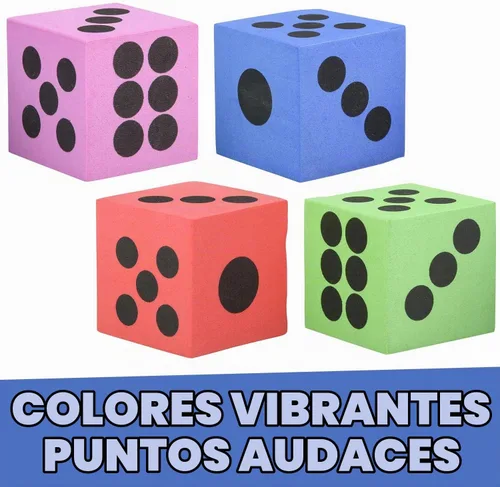 Vista 3 de ~ 12 ~ Dados de espuma ~ 1.5 pulgadas ~ Juegos de enseñanza de matemáticas ~ NUEVO