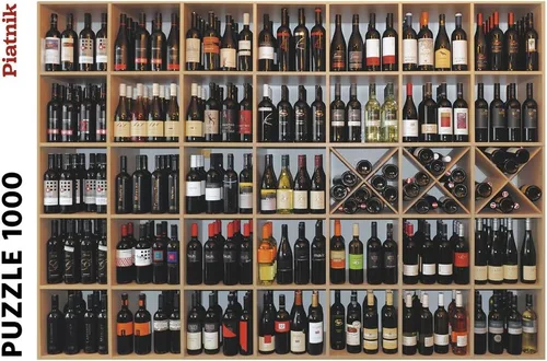 Vista 2 de Piatnik of America, Inc. - Rompecabezas de galería de vinos de 1,000 piezas