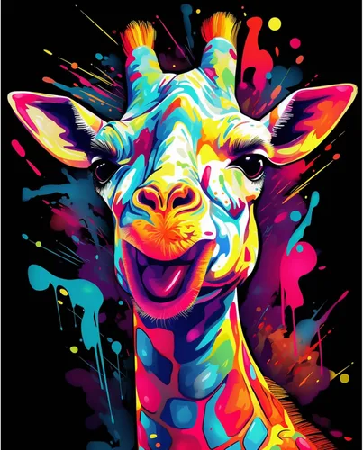 Vista 32 de Tucocoo Kit de pintura por números de lobo colorido, lienzo de 16 x 20 pulgadas, pintura al óleo digital para adultos con pinceles y pigmento Obras
