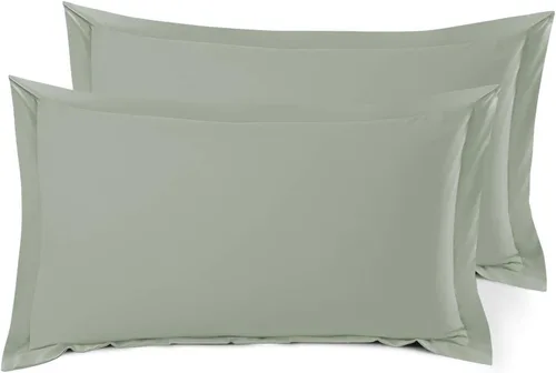 Vista 53 de Nestl Juego de 2 fundas tipo sham de almohada suaves - Fundas de almohada de microfibra de doble cepillado - Fundas de almohada de cama premium