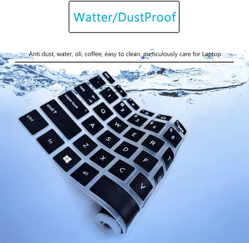 Vista 8 de Funda de teclado para laptop HP de 17.3 pulgadas 17-by 17-bs/ca 17t-by400/by500 17-by4013dx 17-by0053cl 17-by4633dx 17-by3613dx 17-by1053dx by4061nr
