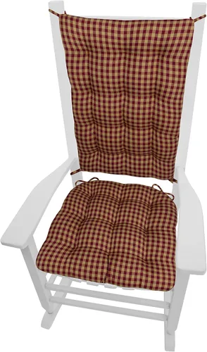 Vista 29 de Barnett Home Decor Madrid Cojines Naturales para Mecedora - Almohadilla de Asiento de Mecedora Rellena de Espuma de Látex 16.5 x 18 pulgadas y Cojín